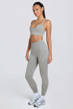 Super Sculpt Seamless High Waist Leggings in Grey Marl