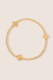 Signature Cross 3mm Gold Bracelet Gold