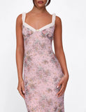 AMARAN DRESS PINK CAMO FLORAL