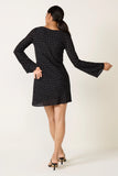 Campbell Dot Crepe Mini Dress