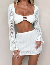 MACAULEY MINI SKIRT WHITE