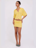 JANAI SKIRT YELLOW LEMON