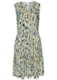 Sleeveless Printed Mini Sand Multi