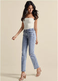 Straight Leg Acid Jeans Acid Wash