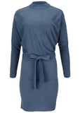 Dolman Sleeve Sweater Dress Vintage Indigo
