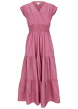 Smocked Waist Maxi Dress Heather Rose