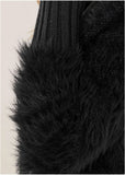 Eyelash Cardigan Jet Black
