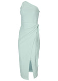 Tie Side Maxi Dress Dusty Mint