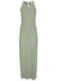 Halter Maxi Dress Iceberg Green