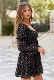 Winslow Black Floral Dress