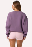 Oversized Crew Neck Jumper in Dusk