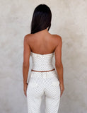 KITTIE PANT CREAM DOT