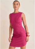 Heart Cutout Mini Dress Granita