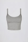 Super Sculpt Seamless Longline Camisole Top in Grey Marl