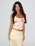 MARIANA TOP YELLOW PALE YELLOW