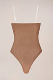 Strapless Bodysuit in Honey