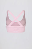 Super Sculpt Seamless Crossback Sports Bra in Soft Pink