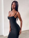 MIDORI MIDI BANDAGE DRESS BLACK