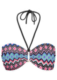 Shapely Ruched Bandeau Top Dancing Diamonds
