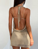 MAKENA TWO PIECE DRESS 20 GOLD