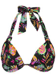 Goddess Push Up Bikini Top Field Floral