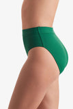 Brooke High Waist Pant Emerald Lido Rib