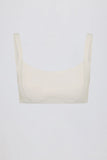 Soft Active Seam Detail Sports Bra in Oat
