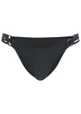 Strappy Bikini Bottom Black Beauty