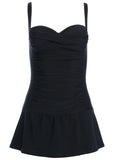 St Tropez Swim Dress Black Stone