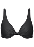 Antigua Twist Bikini Top Jet Black