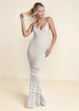 Crochet Tank Maxi Dress Cloud Dancer
