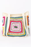 Sharpay Multi Crochet Tote Bag SALE