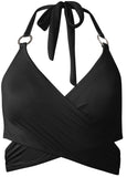 Laguna Wrap Underwire Top Black Beauty