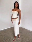 CHARLYZE MIDI SKIRT CREAM