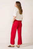 Maya Wide Leg Linen Ankle Pant