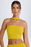 Choker Detail Bandeau Top in Buttercup