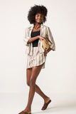 Perfect Linen Stripe Short