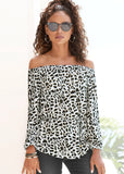 Tie Waist Blouse Black White