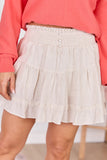 Seaside Soiree Linen Blend Skort