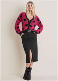 Heart Graphic Sweater Vivacious