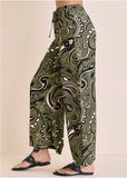 Linen Wide Leg Pant Large Splendid Paisley