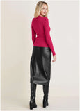 Keyhole Long Sleeve Sweater Vivacious