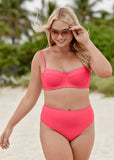 Uplift Balconette Top Sunset Pink