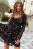 Winslow Black Floral Dress