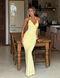 ZENEVA MAXI DRESS LEMON