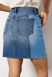 Reworked Denim Skirt