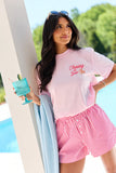 Chasing The Sun Light Pink Graphic Tee