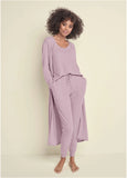 Cozy Waffle 3 Piece Set Mauve