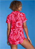 Beach Button Down Shirt Hot Paradise