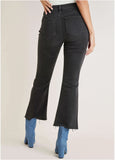 Brigitte Kick Flare Jeans Black Wash